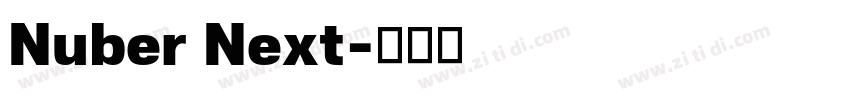 Nuber Next字体转换